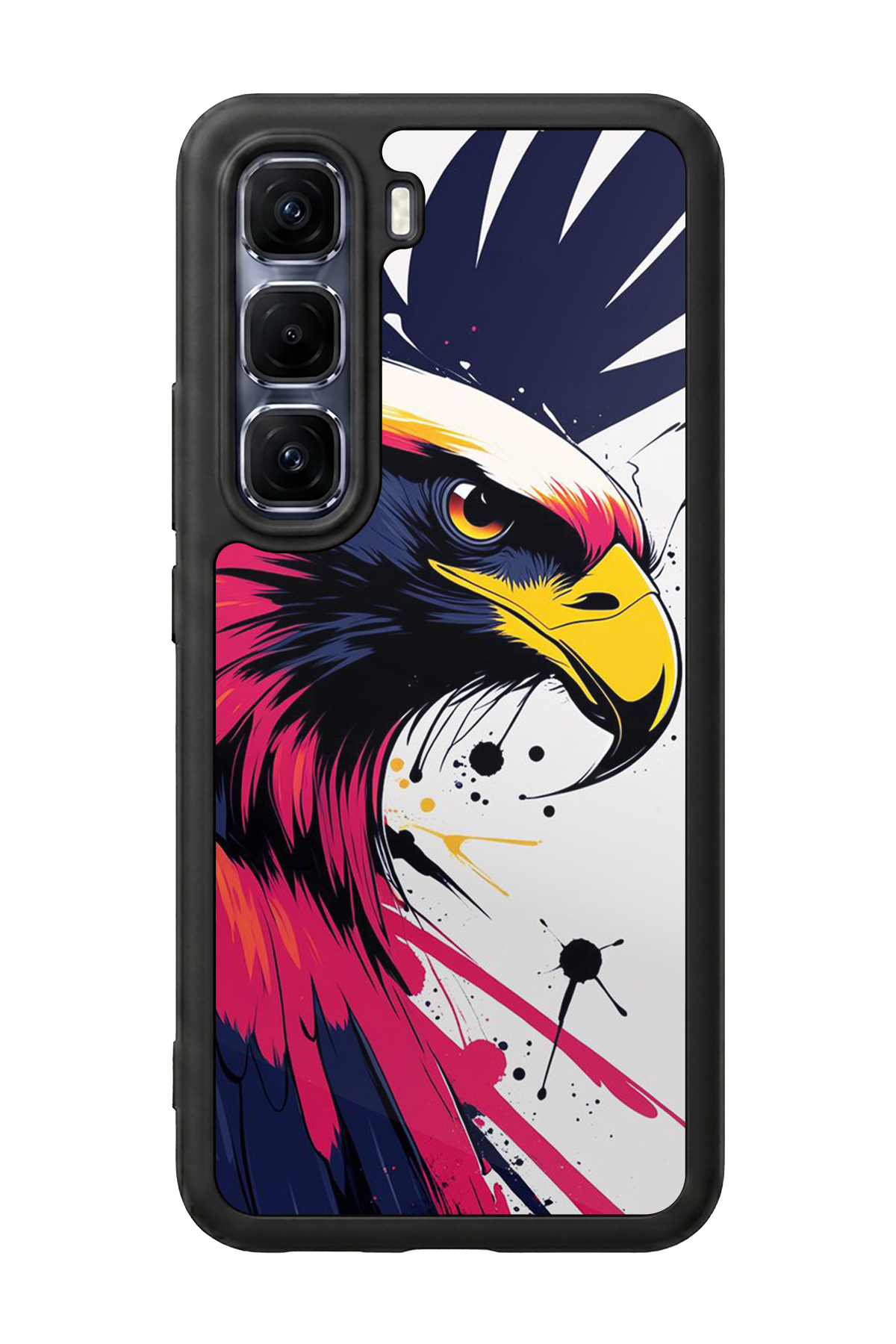 Infinix Hot 60 Pro Plus Uyumlu Besiktas Tasarımlı Glossy Premium Kılıf