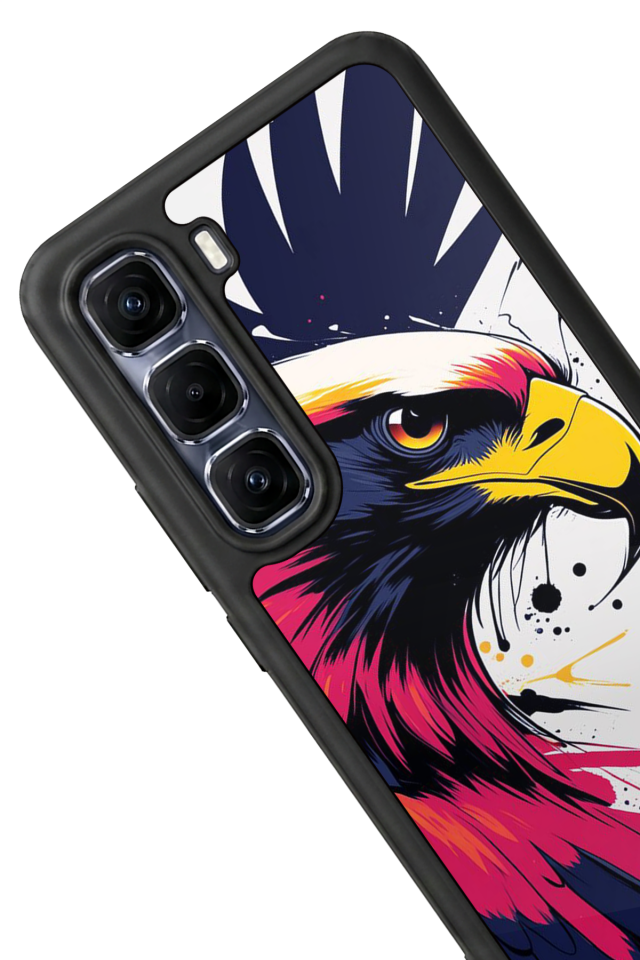 Infinix Hot 60 Pro Plus Uyumlu Besiktas Tasarımlı Glossy Premium Kılıf