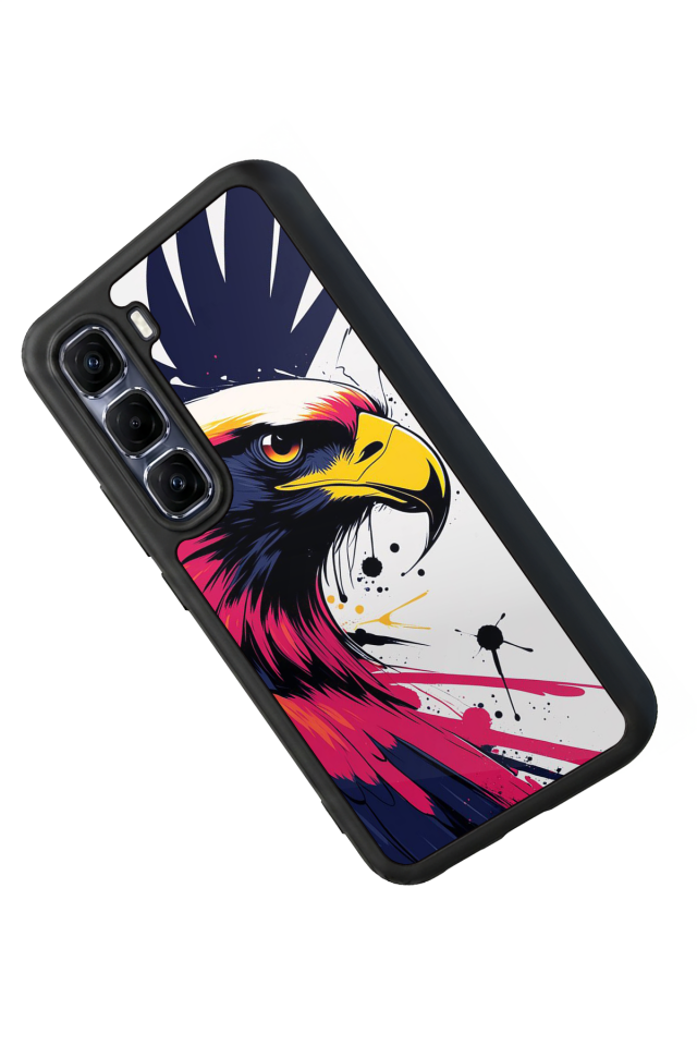 Infinix Hot 60 Pro Plus Uyumlu Besiktas Tasarımlı Glossy Premium Kılıf