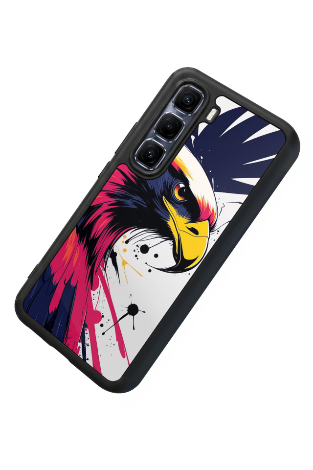 Infinix Hot 60 Pro Plus Uyumlu Besiktas Tasarımlı Glossy Premium Kılıf