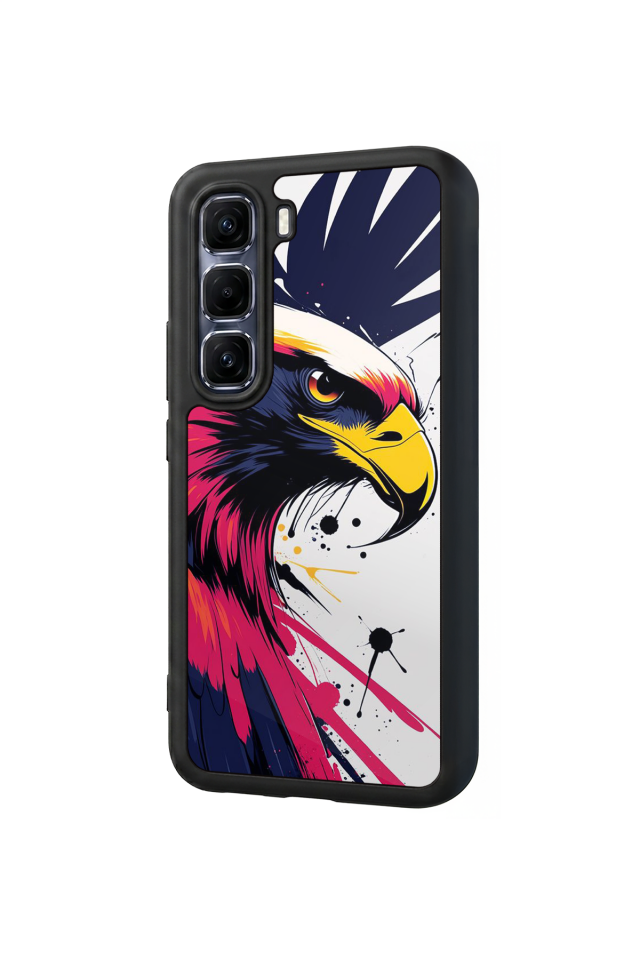 Infinix Hot 60 Pro Plus Uyumlu Besiktas Tasarımlı Glossy Premium Kılıf