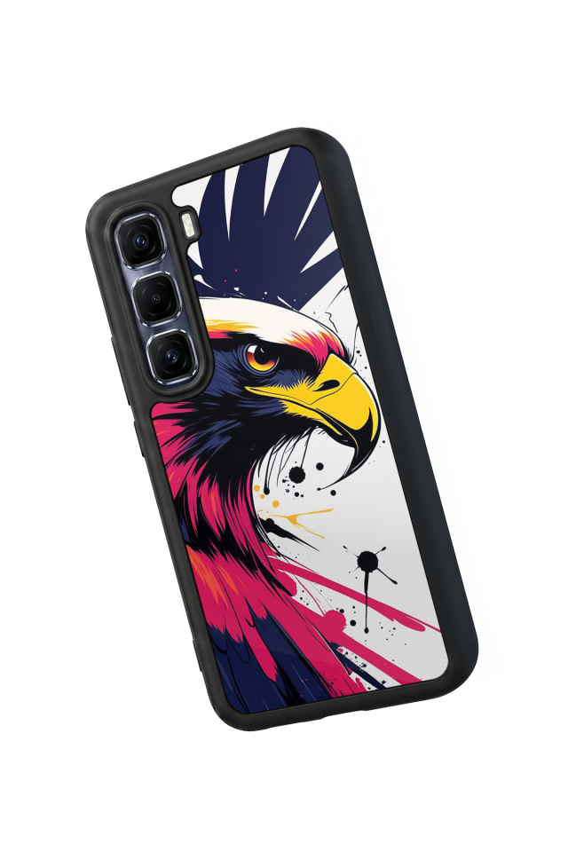 Infinix Hot 60 Pro Plus Uyumlu Besiktas Tasarımlı Glossy Premium Kılıf