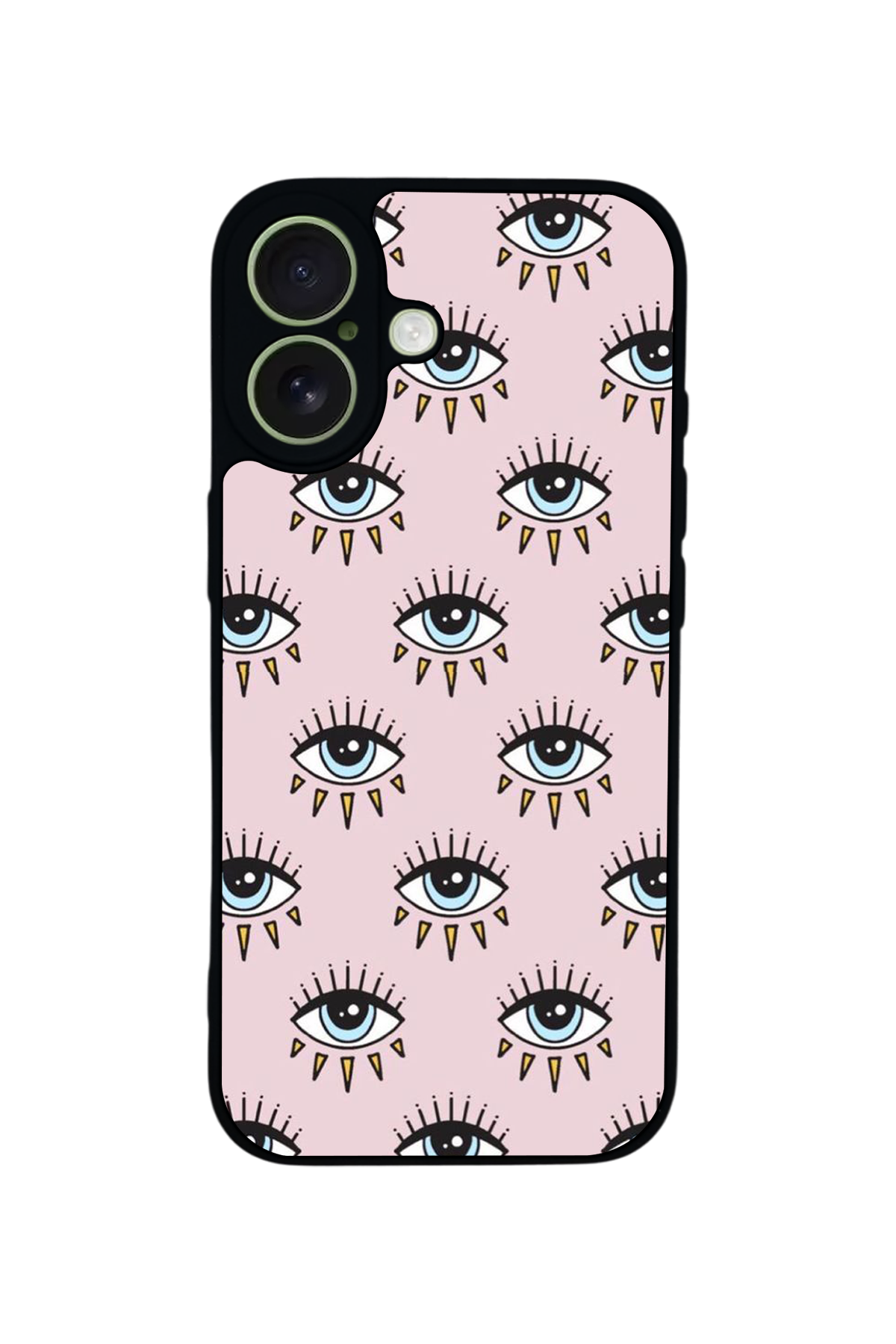 iPhone 17 Uyumlu Göz Tasarımlı Glossy Premium Kılıf