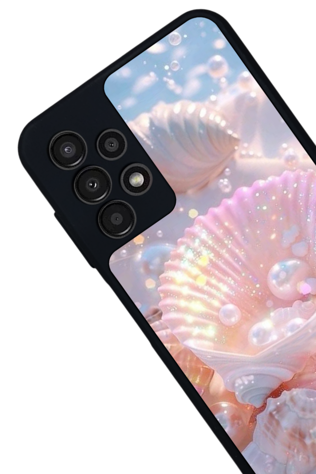 Samsung Galaxy A13 Uyumlu  İnci Tasarımlı Glossy Premium Kılıf