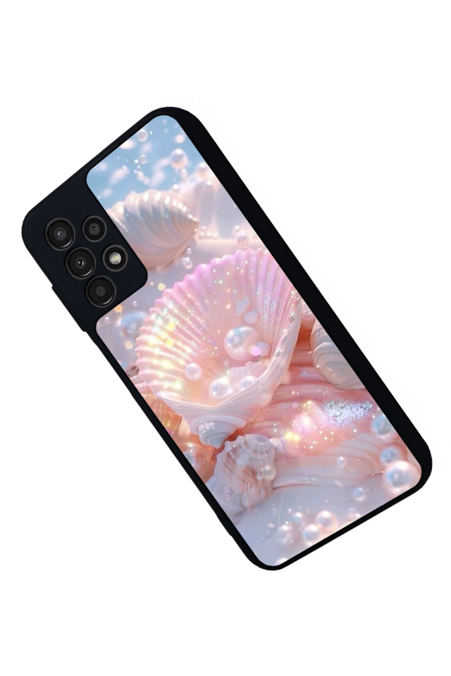 Samsung Galaxy A13 Uyumlu  İnci Tasarımlı Glossy Premium Kılıf