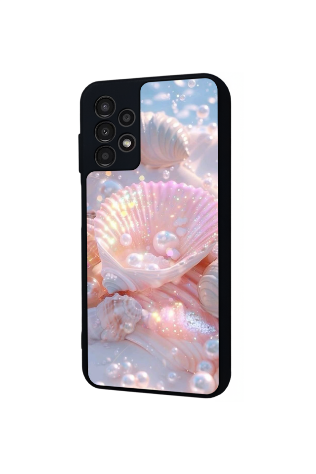 Samsung Galaxy A13 Uyumlu  İnci Tasarımlı Glossy Premium Kılıf