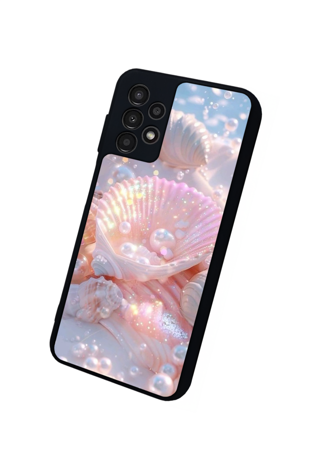 Samsung Galaxy A13 Uyumlu  İnci Tasarımlı Glossy Premium Kılıf