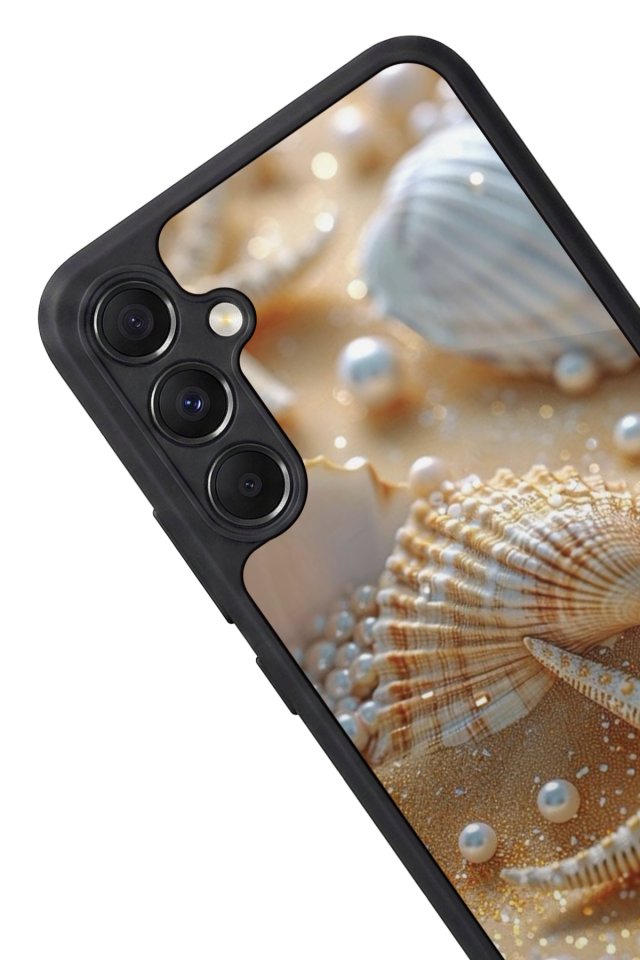Samsung Galaxy M34 Uyumlu  İnci Tasarımlı Glossy Premium Kılıf