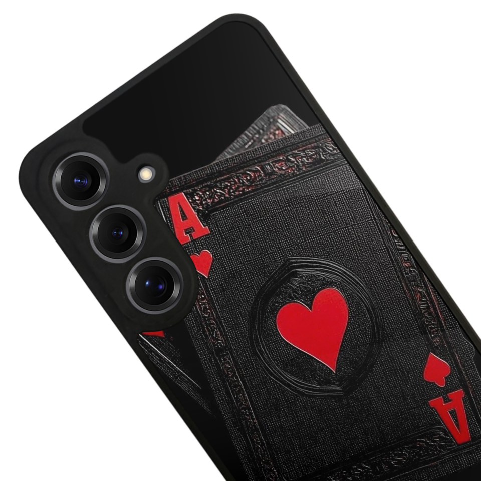 Samsung Galaxy S25 Uyumlu Kart Tasarımlı Glossy Premium Kılıf