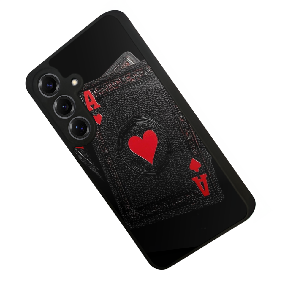 Samsung Galaxy S25 Uyumlu Kart Tasarımlı Glossy Premium Kılıf
