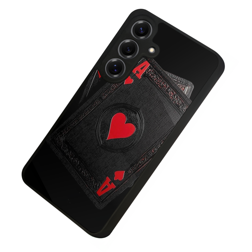 Samsung Galaxy S25 Uyumlu Kart Tasarımlı Glossy Premium Kılıf