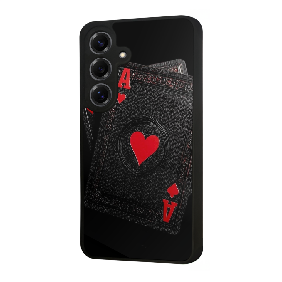 Samsung Galaxy S25 Uyumlu Kart Tasarımlı Glossy Premium Kılıf