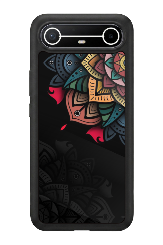 Tecno Spark Slim 5G Uyumlu Mandala Tasarımlı Glossy Premium Kılıf