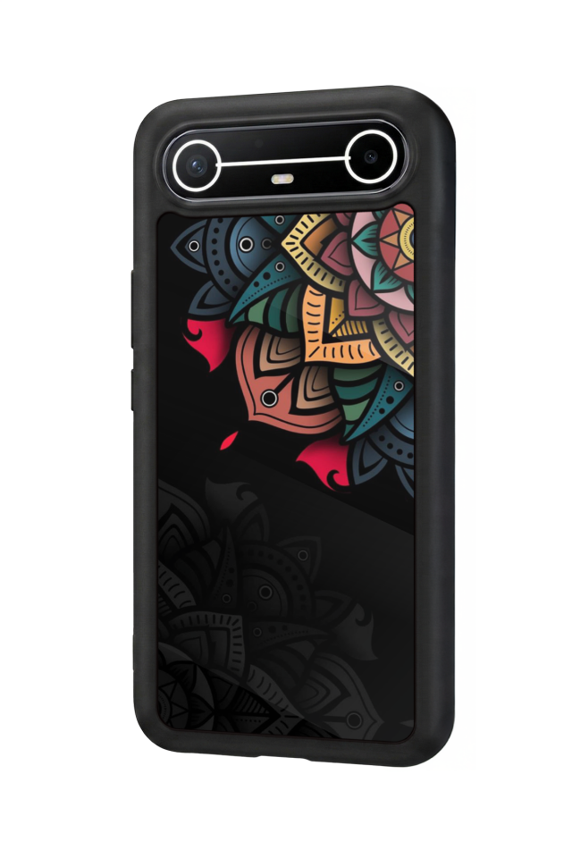 Tecno Spark Slim 5G Uyumlu Mandala Tasarımlı Glossy Premium Kılıf