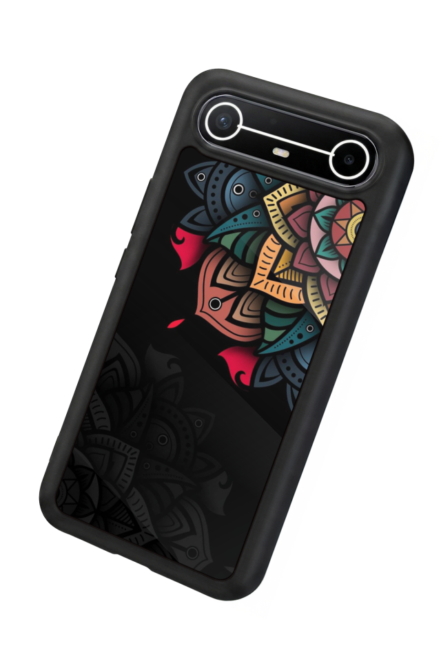 Tecno Spark Slim 5G Uyumlu Mandala Tasarımlı Glossy Premium Kılıf