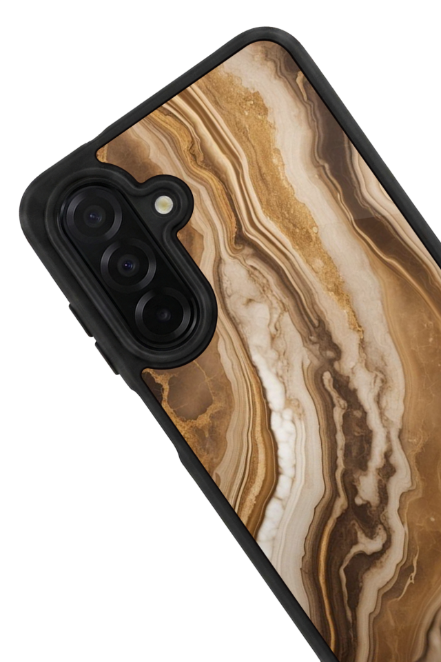 Samsung Galaxy A26 Uyumlu Mermer Marble Tasarımlı Glossy Premium Kılıf