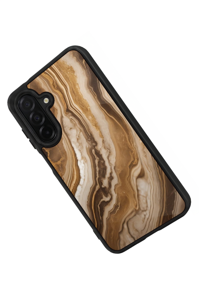 Samsung Galaxy A26 Uyumlu Mermer Marble Tasarımlı Glossy Premium Kılıf