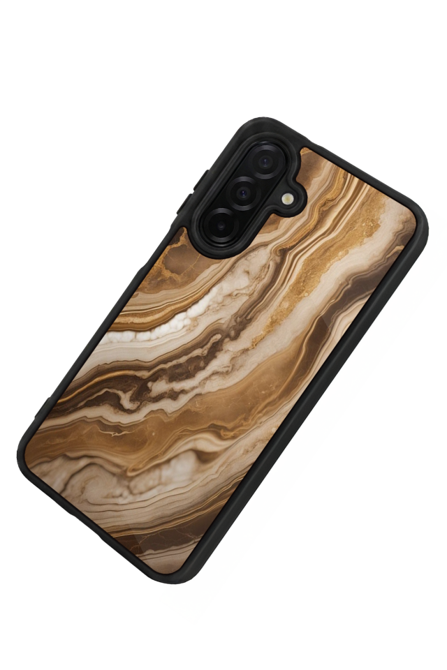 Samsung Galaxy A26 Uyumlu Mermer Marble Tasarımlı Glossy Premium Kılıf