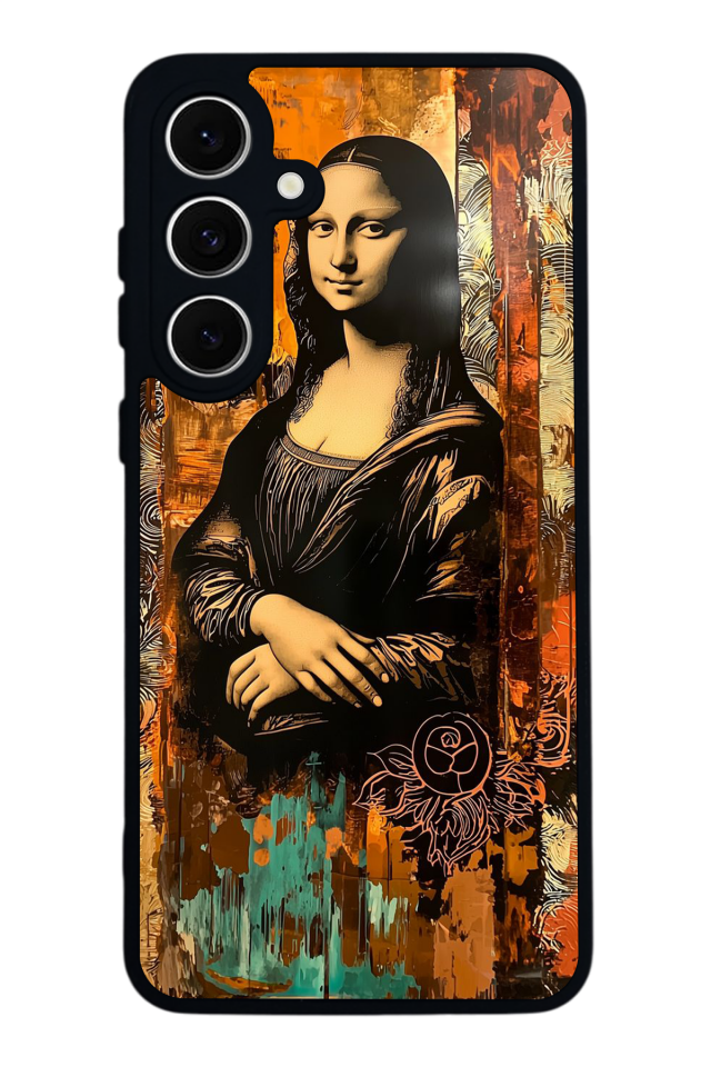 Samsung Galaxy A16 Uyumlu Monalisa Tasarımlı Glossy Premium Kılıf