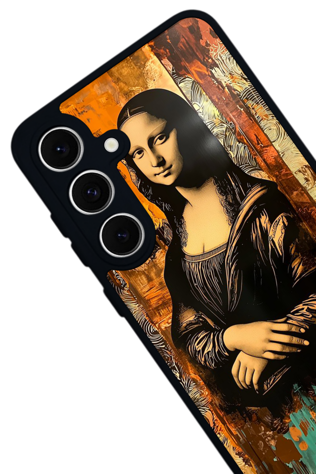 Samsung Galaxy A16 Uyumlu Monalisa Tasarımlı Glossy Premium Kılıf