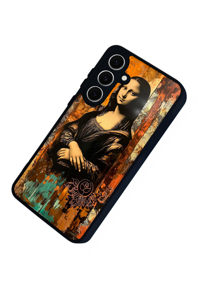 Samsung Galaxy A16 Uyumlu Monalisa Tasarımlı Glossy Premium Kılıf