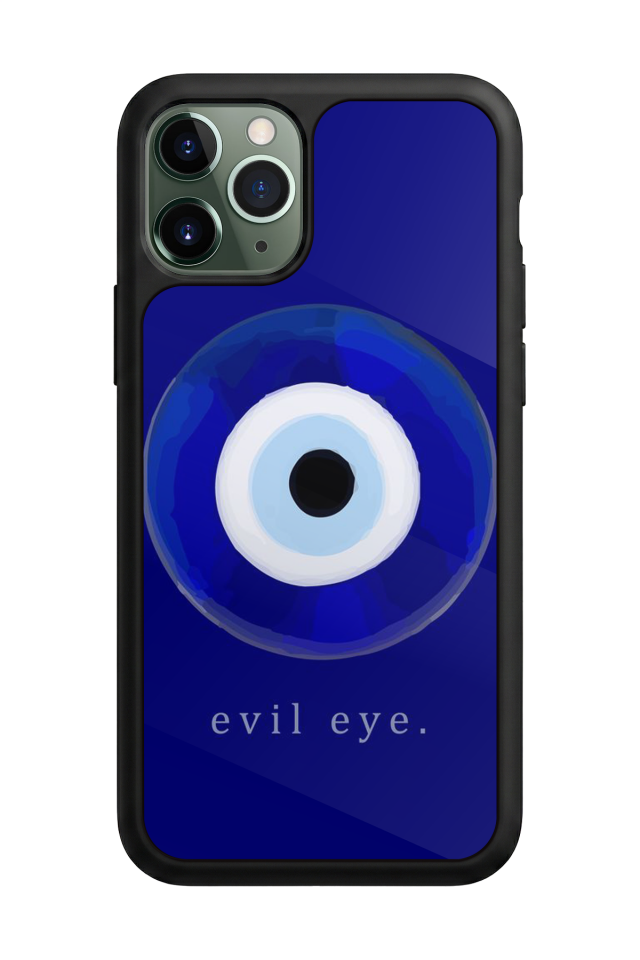 iPhone 11 Pro Uyumlu Nazar Tasarımlı Glossy Premium Kılıf