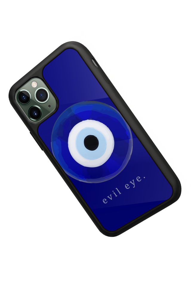 iPhone 11 Pro Uyumlu Nazar Tasarımlı Glossy Premium Kılıf