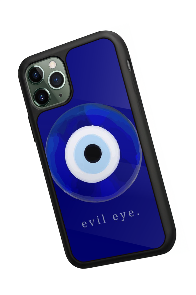 iPhone 11 Pro Uyumlu Nazar Tasarımlı Glossy Premium Kılıf