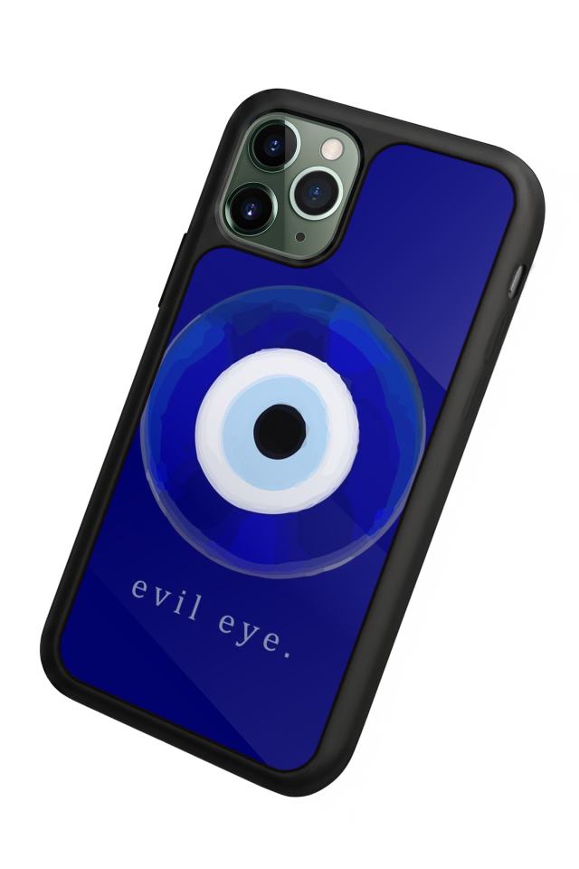 iPhone 11 Pro Uyumlu Nazar Tasarımlı Glossy Premium Kılıf