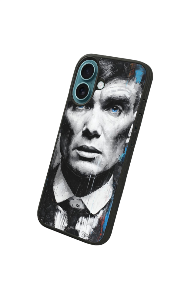 iPhone 16 Uyumlu Peaky Blinders Tasarımlı Glossy Premium Kılıf