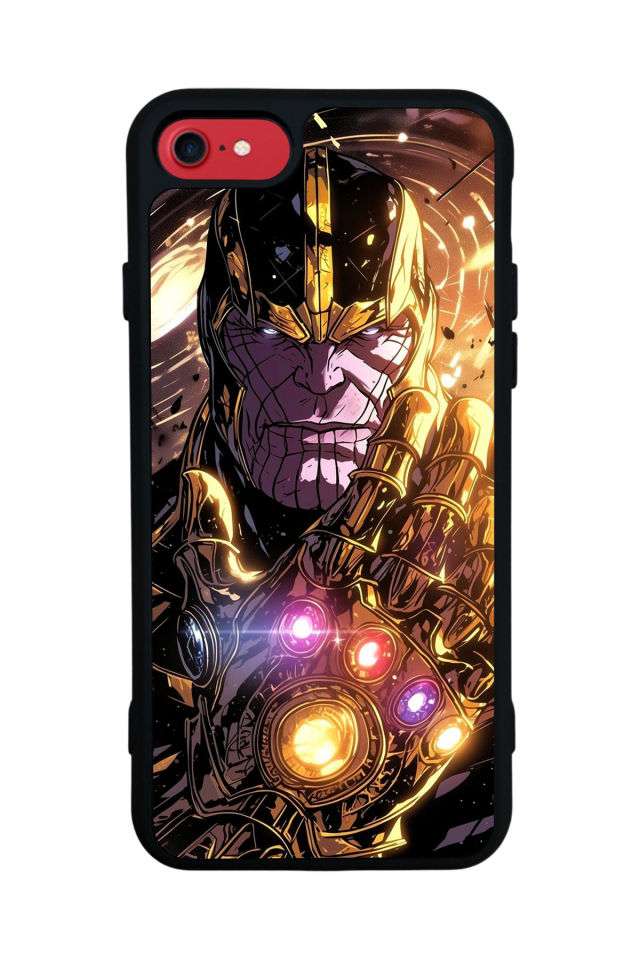iPhone SE Uyumlu Thanos Tasarımlı Glossy Premium Kılıf