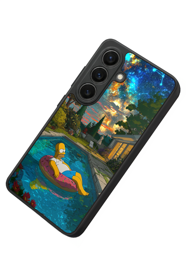 Samsung Galaxy S26 Uyumlu The Simpsons Tasarımlı Glossy Premium Kılıf