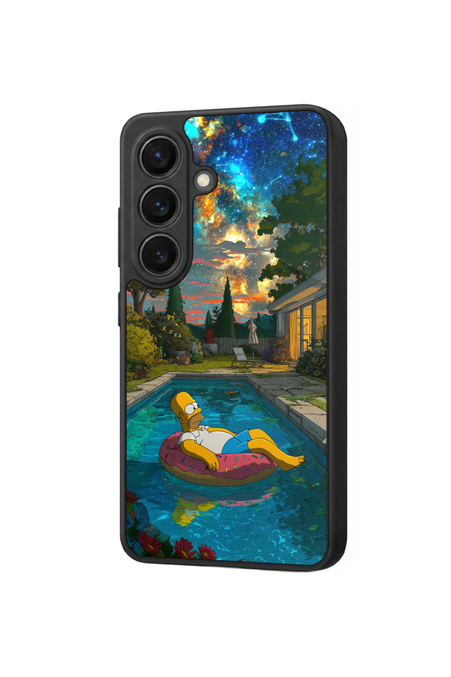 Samsung Galaxy S26 Uyumlu The Simpsons Tasarımlı Glossy Premium Kılıf