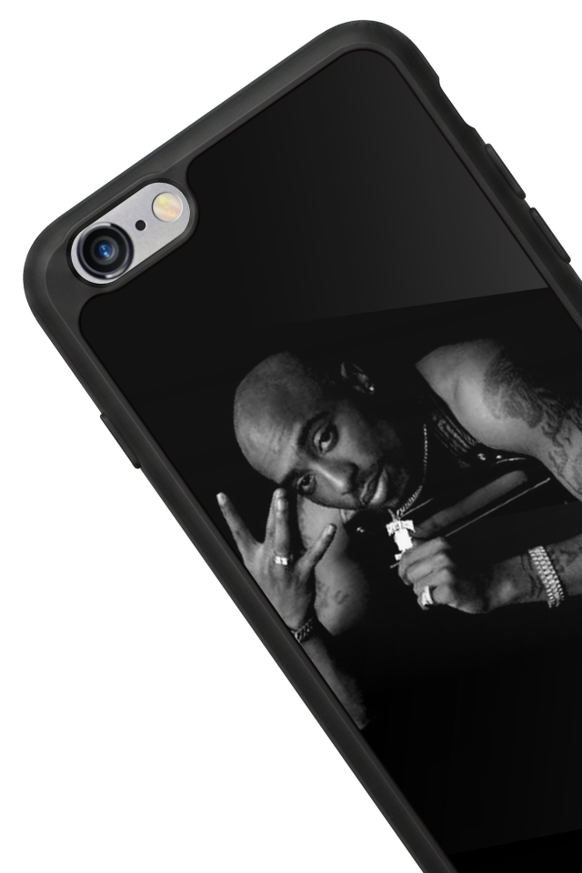 iPhone 6 Plus Uyumlu Tupac Tasarımlı Glossy Premium Kılıf
