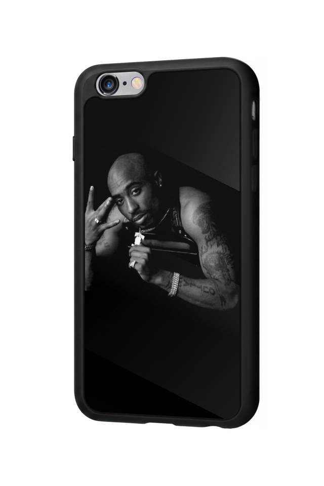 iPhone 6 Plus Uyumlu Tupac Tasarımlı Glossy Premium Kılıf