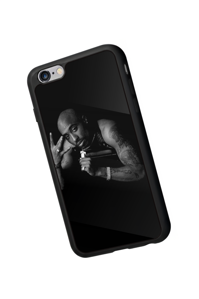 iPhone 6 Plus Uyumlu Tupac Tasarımlı Glossy Premium Kılıf