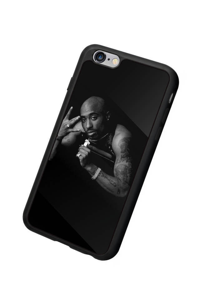 iPhone 6 Plus Uyumlu Tupac Tasarımlı Glossy Premium Kılıf