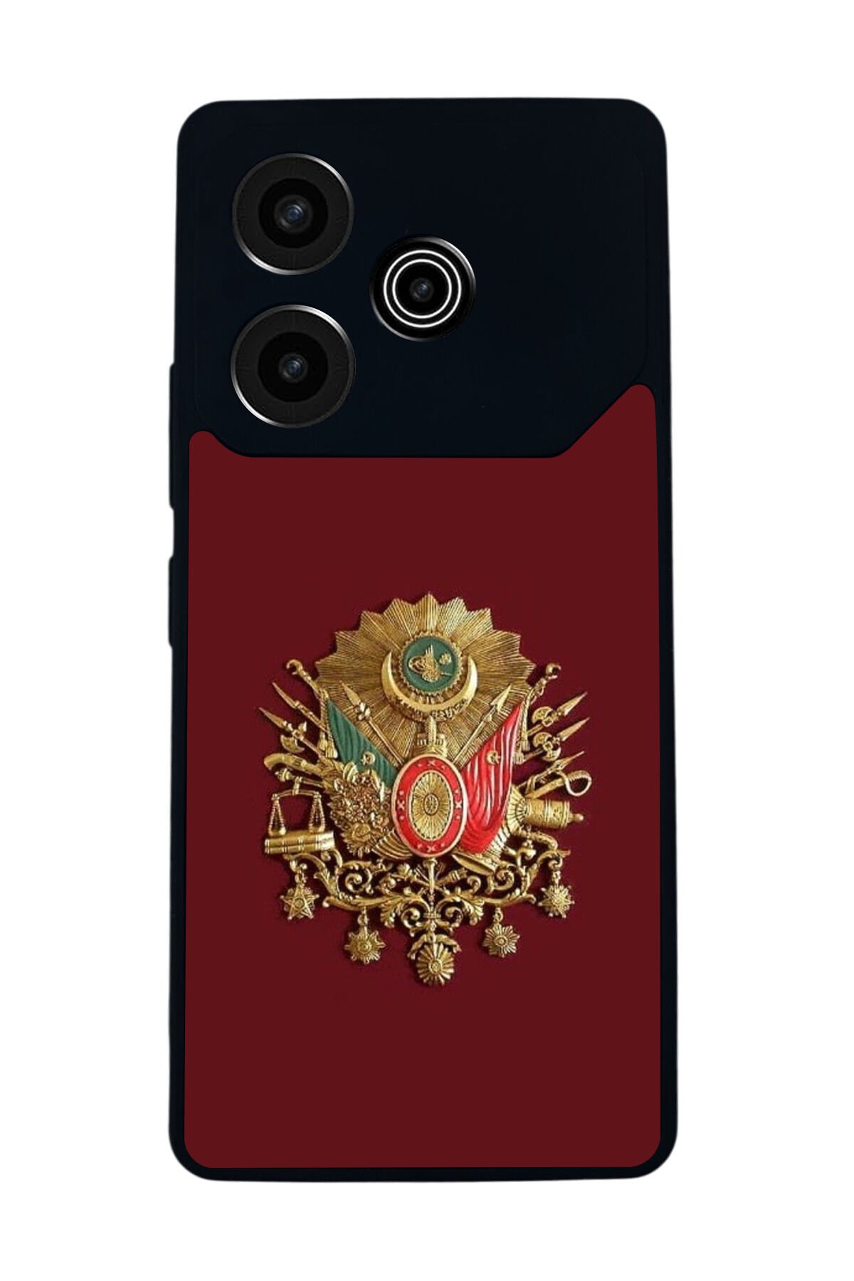 Tecno Pova 6 Uyumlu Osmanli Tugrasi Tasarımlı Glossy Premium Kılıf