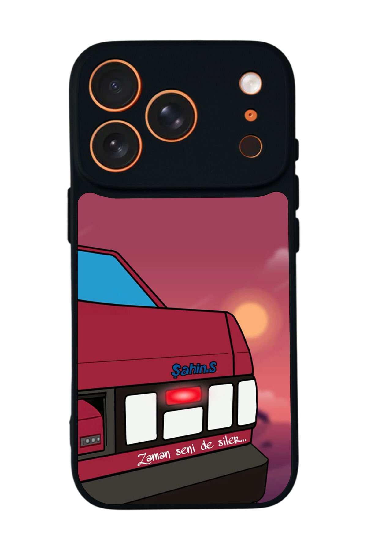 iPhone 17 Pro Uyumlu Tofas Tasarımlı Glossy Premium Kılıf