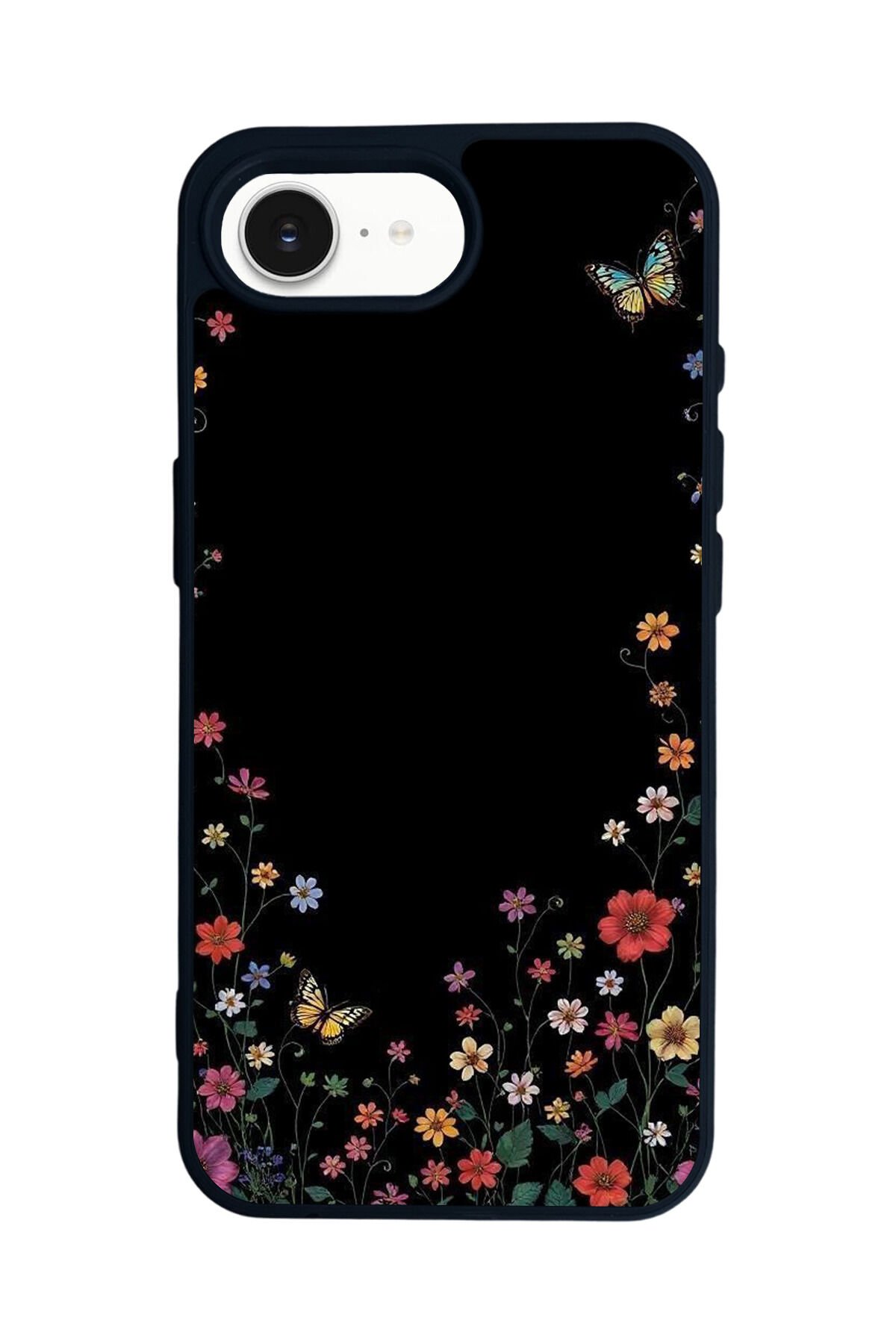 iPhone 16E Uyumlu Floral Tasarımlı Glossy Premium Kılıf