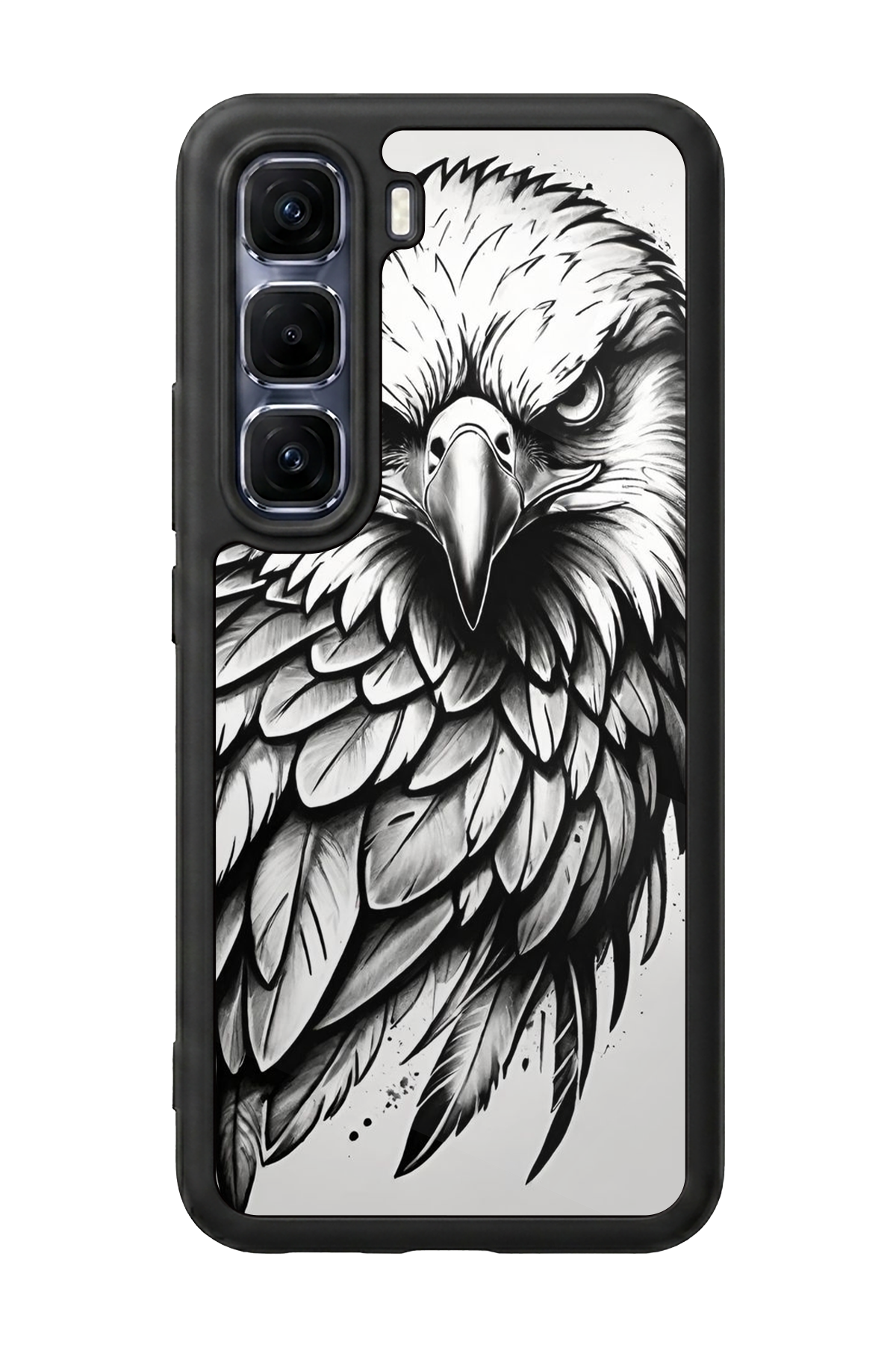 Infinix Hot 60 Pro Plus Uyumlu Besiktas Tasarımlı Glossy Premium Kılıf