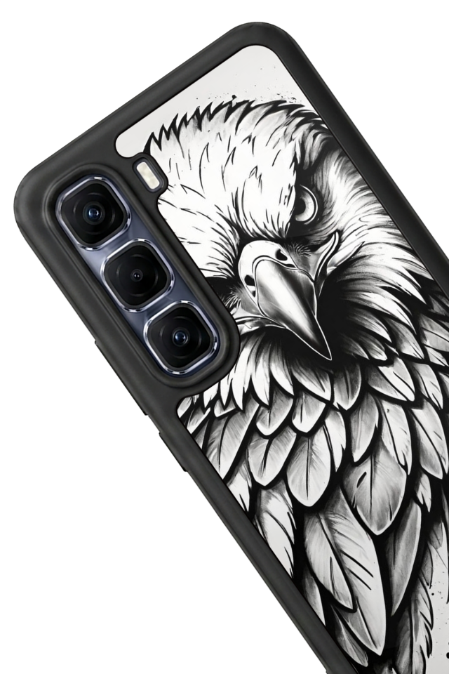 Infinix Hot 60 Pro Plus Uyumlu Besiktas Tasarımlı Glossy Premium Kılıf