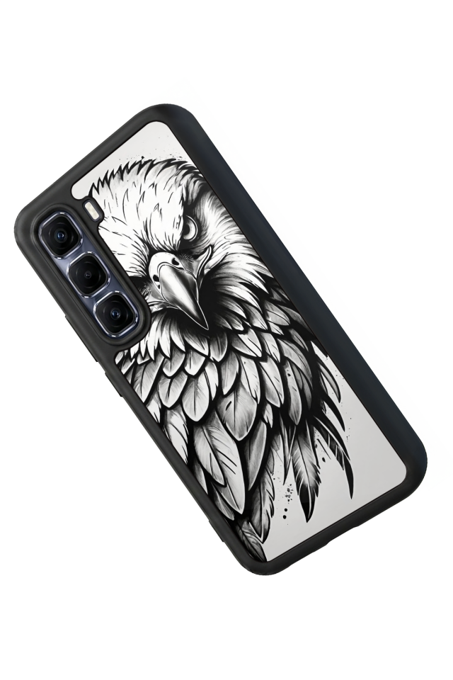 Infinix Hot 60 Pro Plus Uyumlu Besiktas Tasarımlı Glossy Premium Kılıf