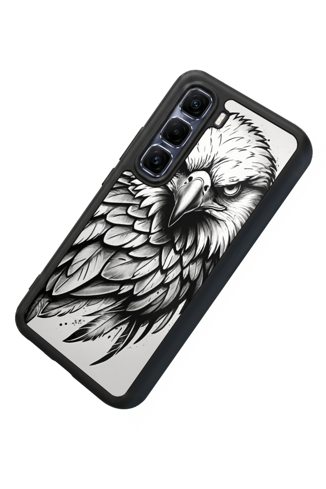 Infinix Hot 60 Pro Plus Uyumlu Besiktas Tasarımlı Glossy Premium Kılıf