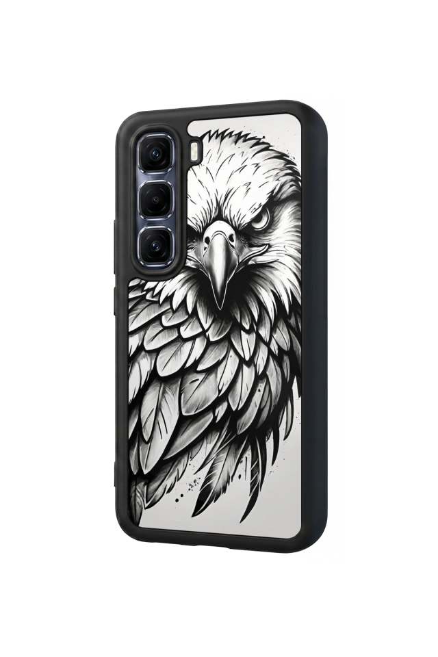 Infinix Hot 60 Pro Plus Uyumlu Besiktas Tasarımlı Glossy Premium Kılıf