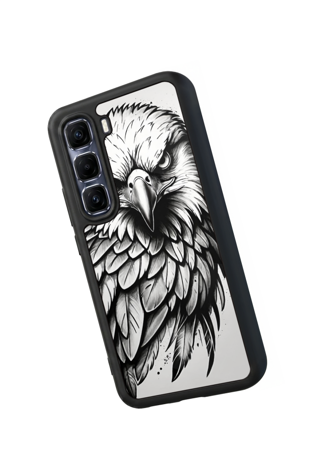 Infinix Hot 60 Pro Plus Uyumlu Besiktas Tasarımlı Glossy Premium Kılıf