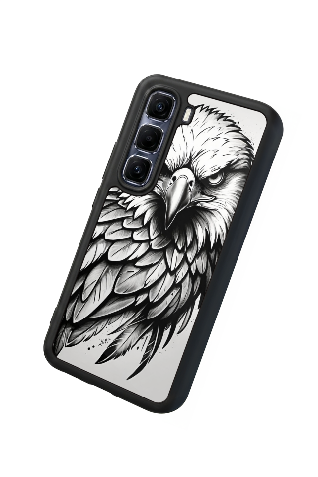 Infinix Hot 60 Pro Plus Uyumlu Besiktas Tasarımlı Glossy Premium Kılıf