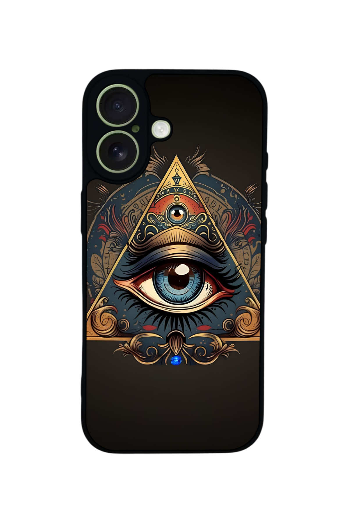 iPhone 17 Uyumlu Göz Tasarımlı Glossy Premium Kılıf