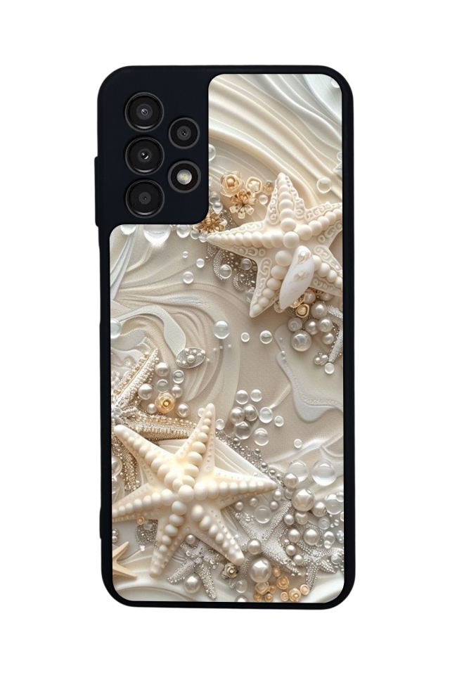Samsung Galaxy A13 Uyumlu  İnci Tasarımlı Glossy Premium Kılıf