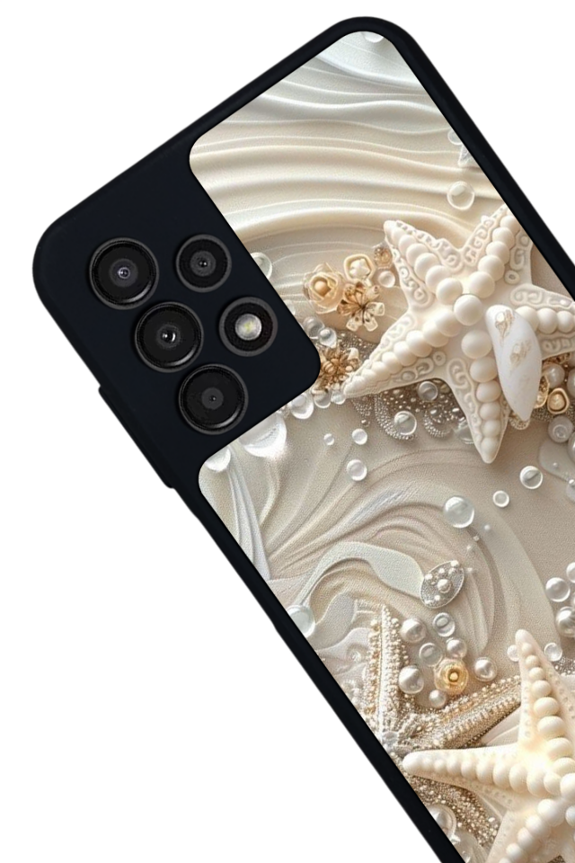 Samsung Galaxy A13 Uyumlu  İnci Tasarımlı Glossy Premium Kılıf